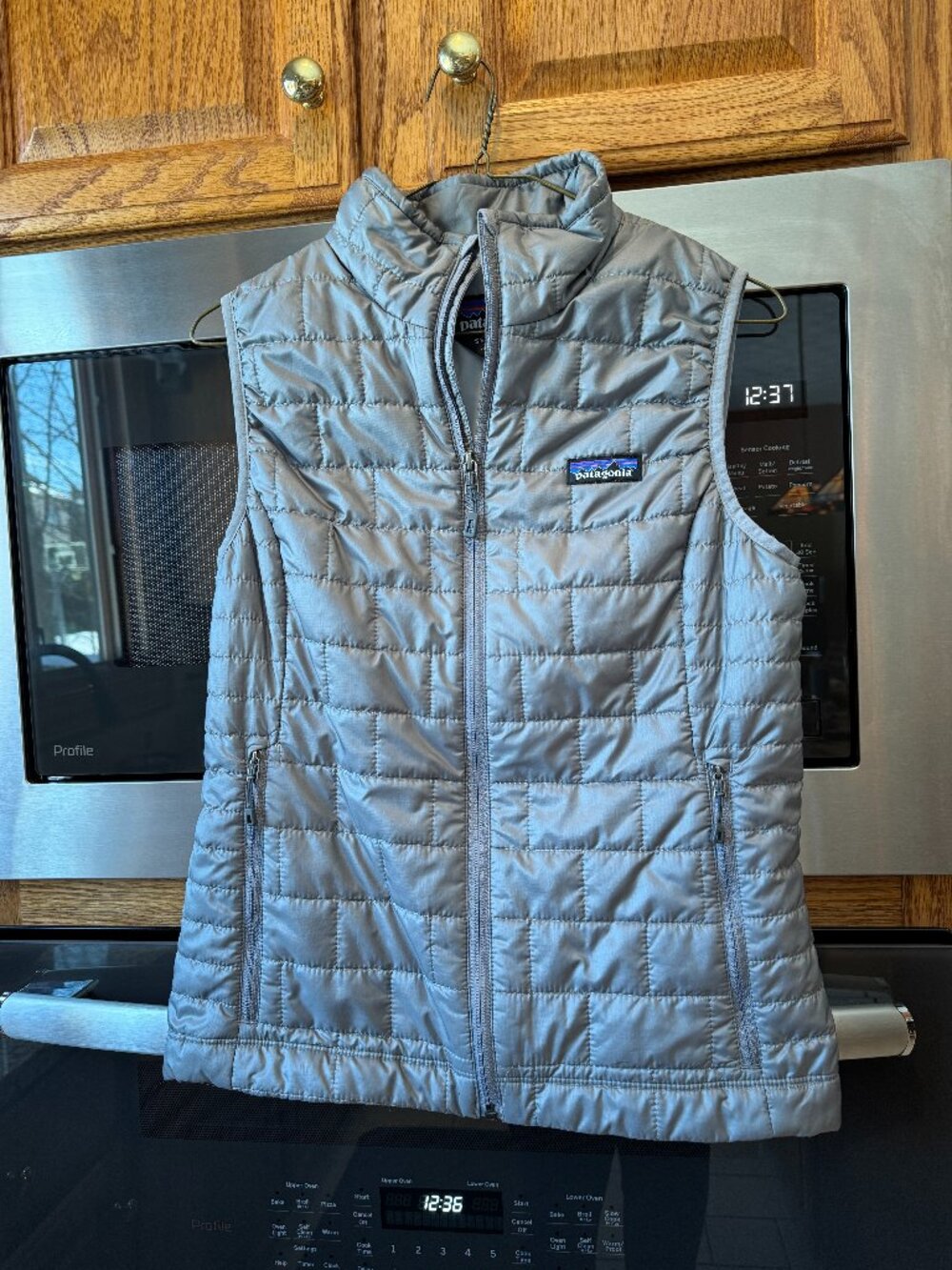 Women's Patagonia Nano Puff Vest 84247 Thermal Quilted Feather Grey Small